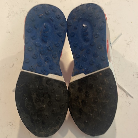 Nike Air Max 2021 "Summit White/Court Blue/Solar Red/Black" Grade School - Picture 5 of 5